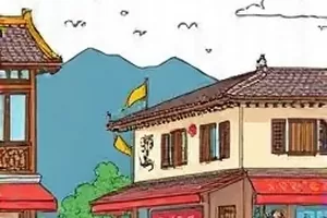 雨林邮差封面，雨林中骑行的邮差与藤蔓小径